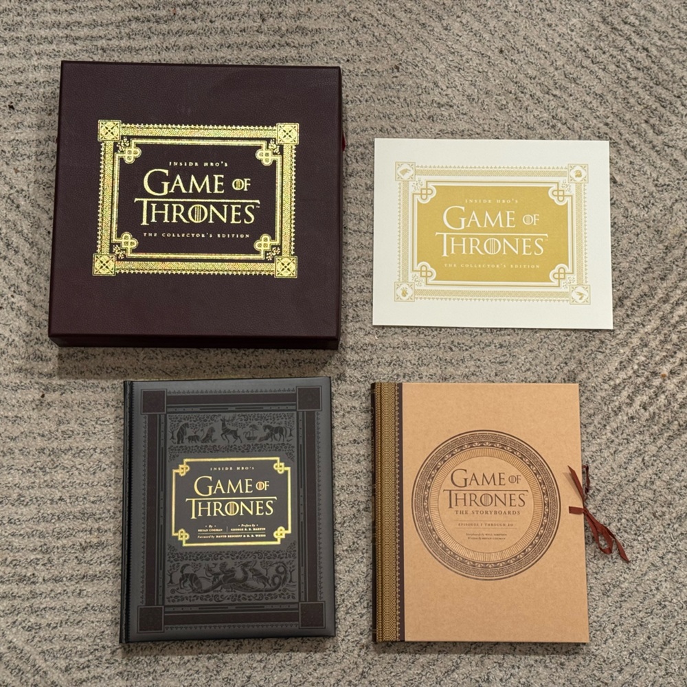 Inside HBO's Game of Thrones: The Collector's Edition Hardcover - MINT